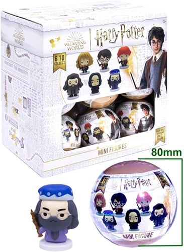 Harry Potter Capsule 80mm + Mini Figure 2"/5cm in display (18)