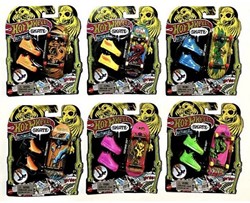 Mattel Hot Wheels Skate Monopatín de Dedo + Zapatos Surtidos 14x17cm