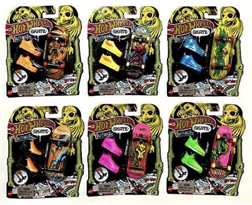 Mattel Hot Wheels Skate Finger Skateboard + Schuhe sortiert 14x17cm