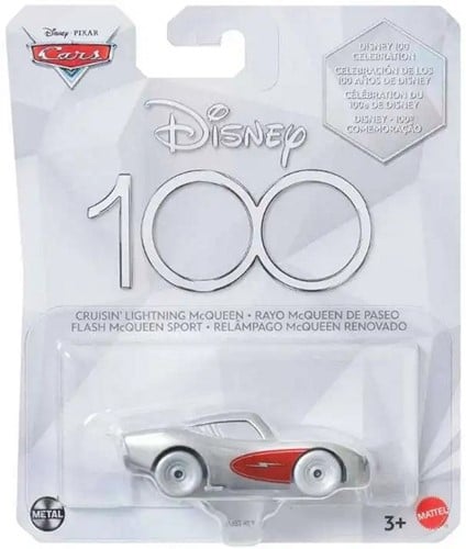 Disney 100 Die-Cast Flash McQueen Sport 13,5x16cm-2