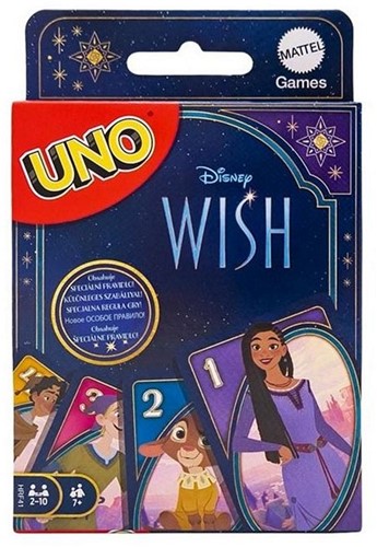 Mattel Games Uno Disney Wish 9x14,5cm (CZ, HU, PO, RU)