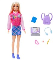 Mattel Barbie I Love School Puppe mit Schuluniform und Schulzubehör 15,5x32,5cm-2