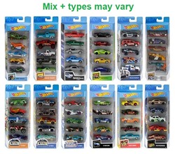 Hot Wheels Die-cast Fahrzeuge 5-Pack sortiert 11x27cm