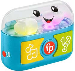 Fisher-Price Ríe y Aprende Juguete Interactivo con Luces y Sonidos, Auriculares 9×7cm en expositor (4)