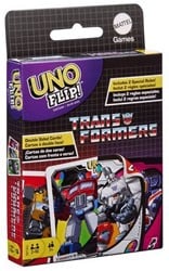 Mattel Games UNO Flip! Transformers kaartspel 9x14,5cm (Taal: UK, FR, ES, PT)
