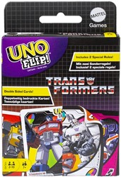 Mattel Games UNO Flip! Transformers juego de cartas 9x14,5cm (Idioma: UK, FR, DE, NL, IT, ES)