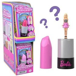 Mini Barbie Land Mini Bambola 4cm + Rossetta 7,5x15cm assortiti in esposizione (10)