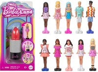Mini Barbie Land Mini Bambola 4cm + Rossetta 7,5x15cm