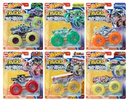 Hot Wheels Monster Trucks Power Smashers Die-Cast-Fahrzeug 1:64 Sortiert 14 × 16,5 cm