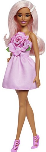 Bambola Mattel Barbie Fashionistas con vestito e capelli rosa 10,5x32,5 cm-3