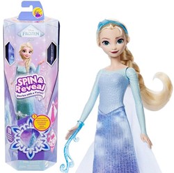 Disney Frozen Spin & Reveal Pop met 10 verrassingen + mode accessoires Elsa 10x31,5cm