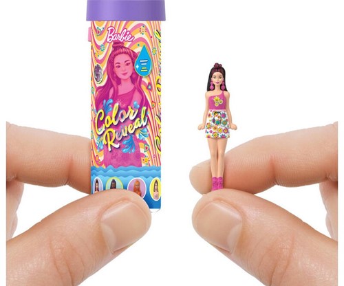 Mini Barbie Land Mini Muñeca 4cm Color Reveal Doll 7,5x15cm surtido en expositor (10)-3