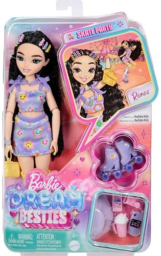 Mattel Barbie Dream Besties Skate Party Renee 21x32cm-2