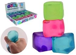 Cube antistress Slow Rise 4 assortis en présentoir 6cm