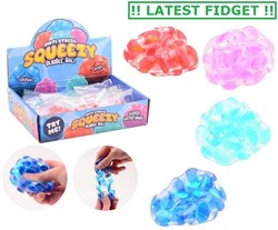 Squeezy Kaka bubble ball 4 assorti in display