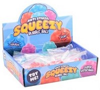 Squeezy Kaka bubble ball 4 assorti in display-2
