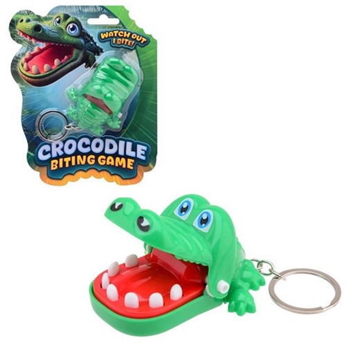 Krokodil Bijt spel op kaart