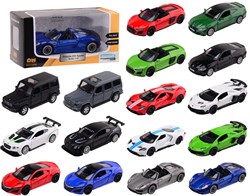 Absolute Motors Super Cars 1:38 Verschiedene Lizenzen 14x6,5x7cm