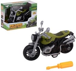 Dinosaurs Rescue Team Motorrad mit Licht und Sound in Box 14,5x20cm