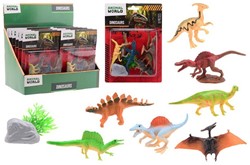 Animal World Dino play set 8-piece on card 14x3.5x19.5cm in display (12)