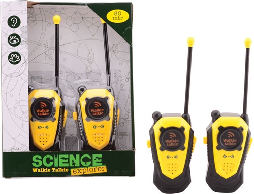 Science Explorer walkie talkie bereik +/- 80 mtr. 20x27cm