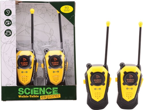 Wissenschaft Explorer Walkie-Talkie Bereich +/- 80 Meter. 20x27cm