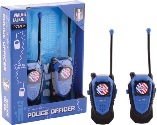 Police walkie talkie range +/- 80 meters.