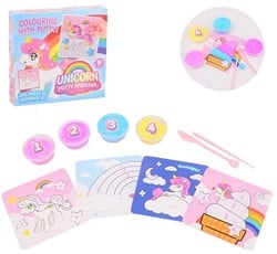 DIY unicorn putty painting in box 18x3x17cm