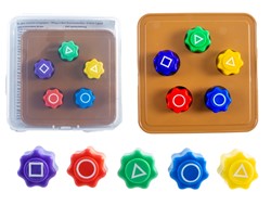 Korean dice game 5 pieces in PVC box 9,5x9,5x3cm 