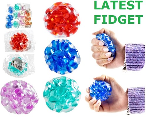 Squeezy Kaka bubble ball 6cm 4 assorti