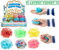 Squeezy Kaka bubble ball 6cm 50gr. 4 assortittiis in display (12)