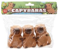 Jouets de bain Capybara 8,5 cm, lot de 3, 15 x 13 x 2,5 cm-2