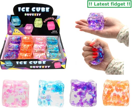 Ice Cube 5x5x5cm Slow Rise 145gr. assorti in display (Air Freight)