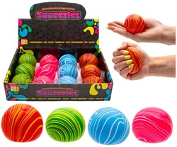 Squeeze Bal Slow-Rise 6cm 116 gram assorti in display (12)