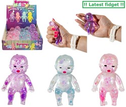 Squeeze Slow Rise Baby 10x5x3cm 64 gram 3 assorti in display (12) (Air-Freight)