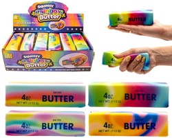 Squeeze manteca Rainbow 14x4x4cm in display (12) (Air Freight)