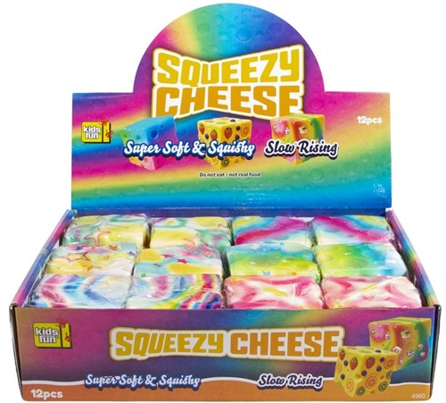 Squeeze Formaggio Rainbow 7x7cm 59 grammi in esposizione (12) (Air-Freight)-2