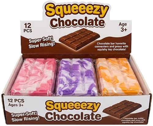 Squeeze Slow Rise chocolate 16x7cm assortis in display (12) (Air-Freight)-2