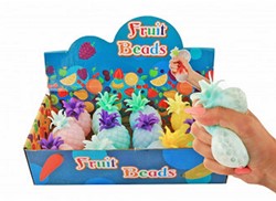 Squeeze Pineapple 8cm + Beads 4 surtidos in display (12)