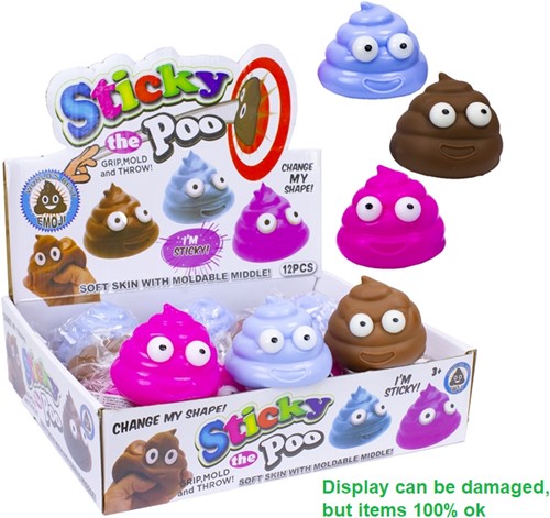 Squeeze Sticky the Poo 5cm in display (12)