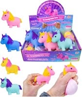 Squeeze Unicorn 10cm 4 assorti in display (12)