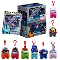 Among Us Blindbag Plush Bagclip Hangers 12cm assorted in display