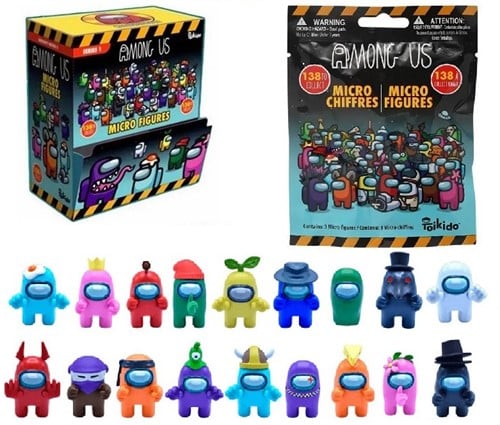 Among Us Micro Figures 2,5cm 2-Pack assortis in blindbag 10,5x13cm in display (24)