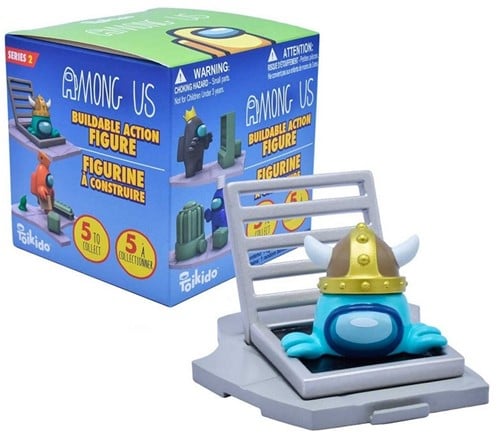 Among Us Buildable Action Figure 9cm assorti in blindbox 8x8cm