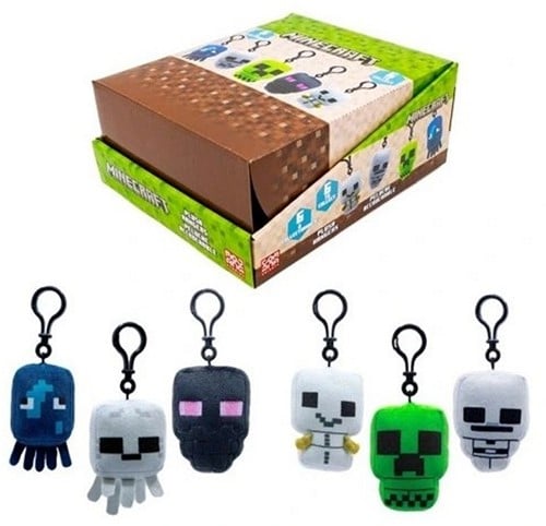 Minecraft Pluche Baglip 8cm assorti in display