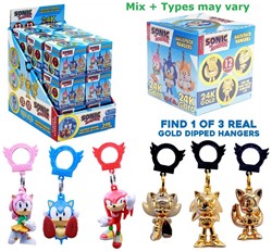Sonic Backpack Hanger in Blindbox 6x6cm assorti in display (18)