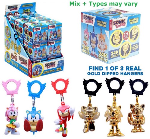 Sonic Backpack Hanger in Blindbox 6x6cm assorti in display (18)