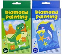 Diamond painting 4 assorti 10,5x19cm-3