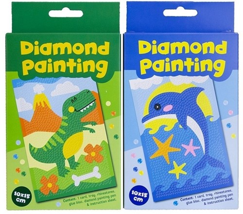Diamond painting 4 assorti 10,5x19cm-3