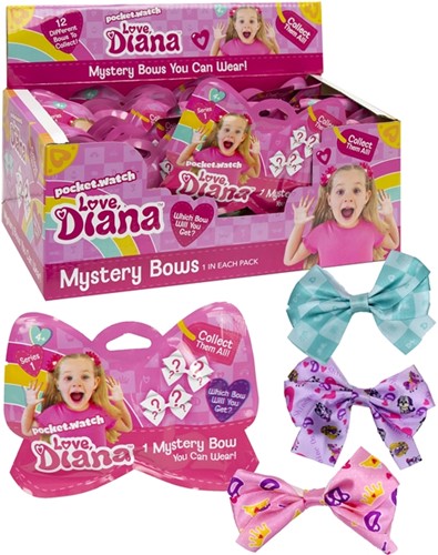 Love Diana Hair Bows Blind Bags in display
